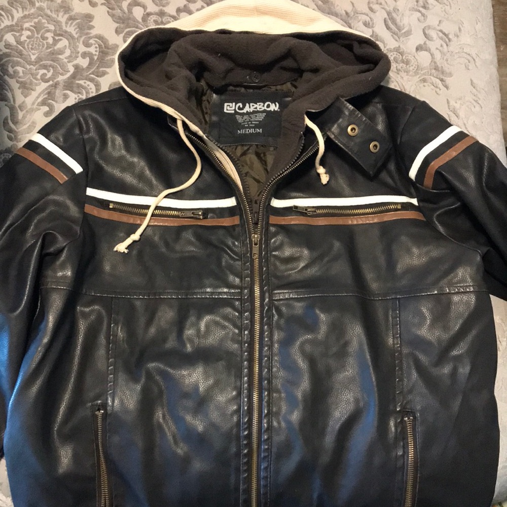 Carbon | Men’s Leather Jacket, Size M